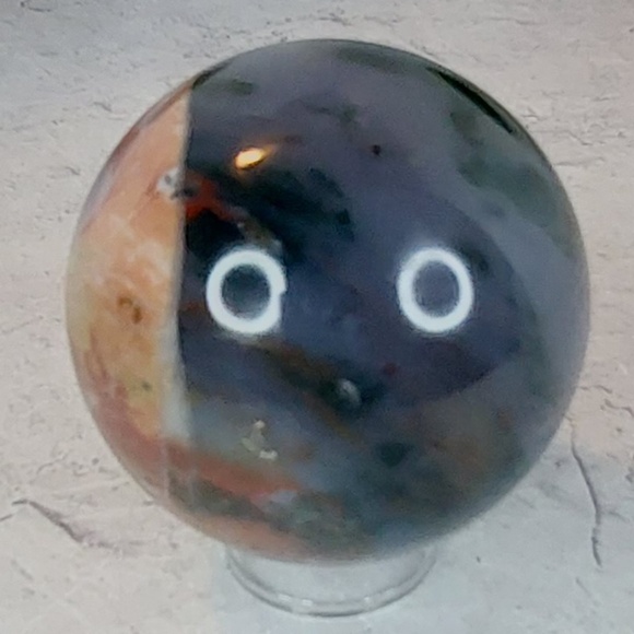 Ocean Jasper Sphere | Joy • Renewal • Emotional Harmony - Picture 6 of 8